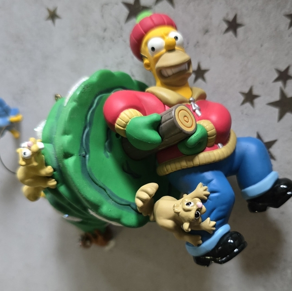 Simpsons Homer D'oh Tannenbaum 111 Vintage 2004 Holiday Christmas Tree Ornament - Picture 4 of 5